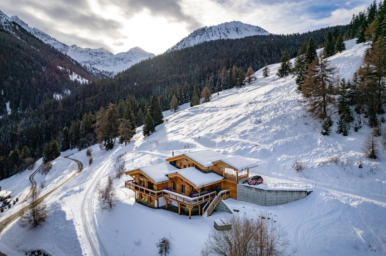 Chalet Flocon De Neige - Jacuzzi - Sauna La Tzoumaz Esterno foto