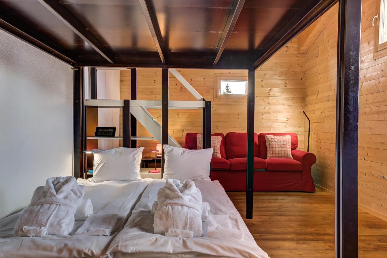 Chalet Flocon De Neige - Jacuzzi - Sauna La Tzoumaz Esterno foto