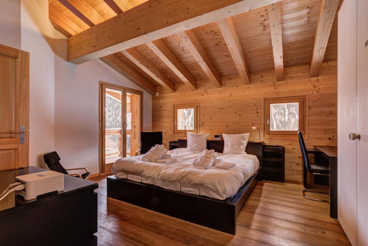 Chalet Flocon De Neige - Jacuzzi - Sauna La Tzoumaz Esterno foto
