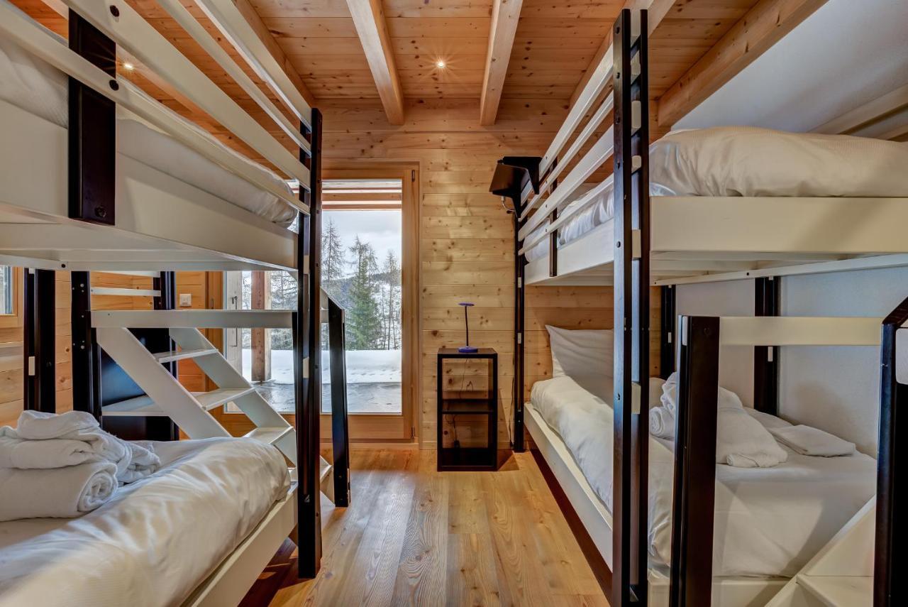 Chalet Flocon De Neige - Jacuzzi - Sauna La Tzoumaz Esterno foto