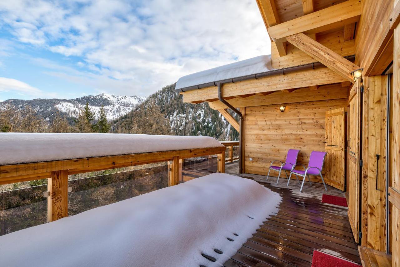 Chalet Flocon De Neige - Jacuzzi - Sauna La Tzoumaz Esterno foto