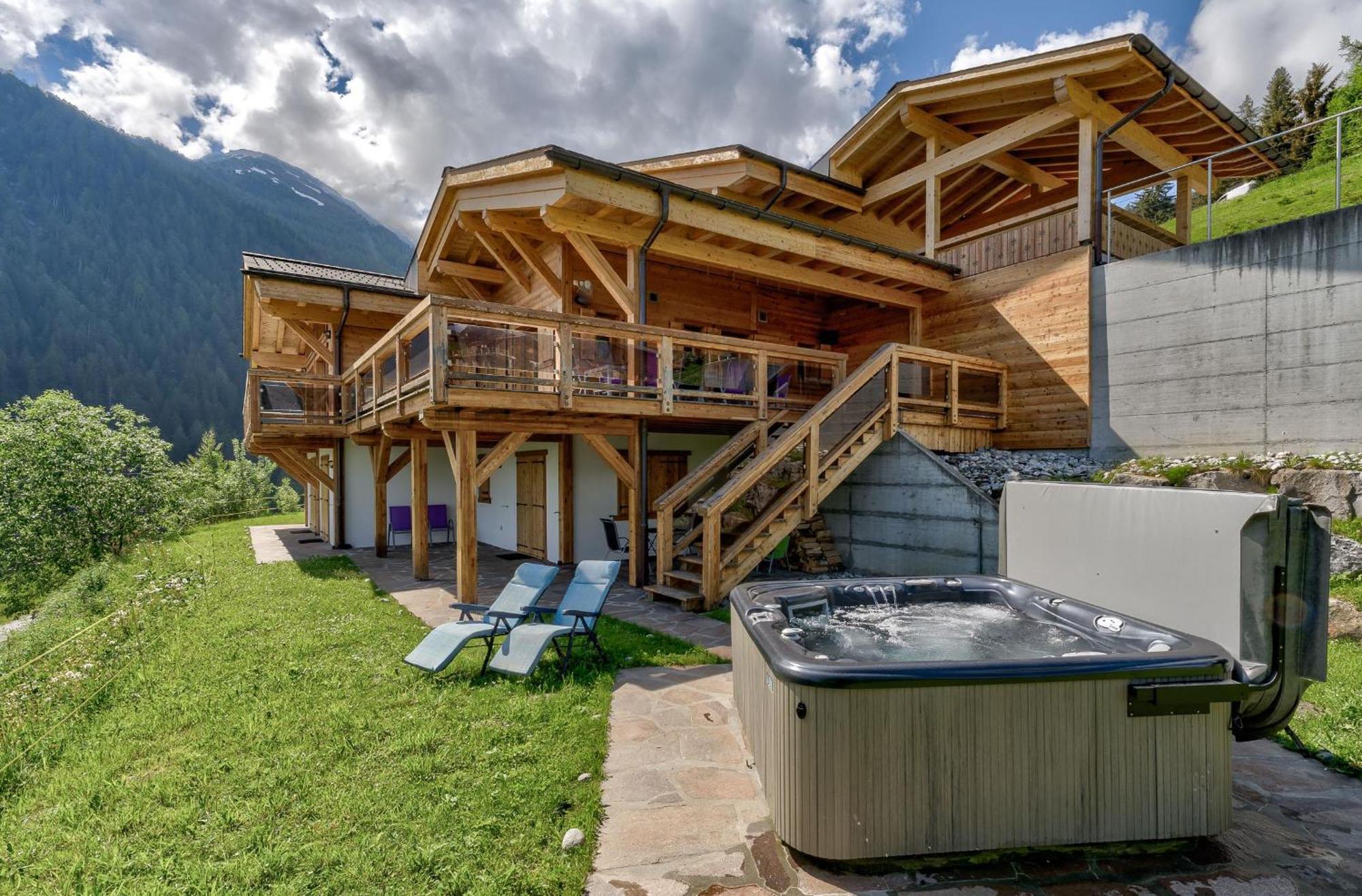 Chalet Flocon De Neige - Jacuzzi - Sauna La Tzoumaz Esterno foto